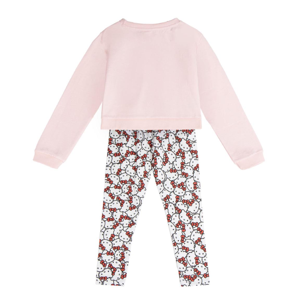 Tuta Hello Kitty Felpa a Manica Lunga e Leggings in Misto Cotone Spazzolato -2938