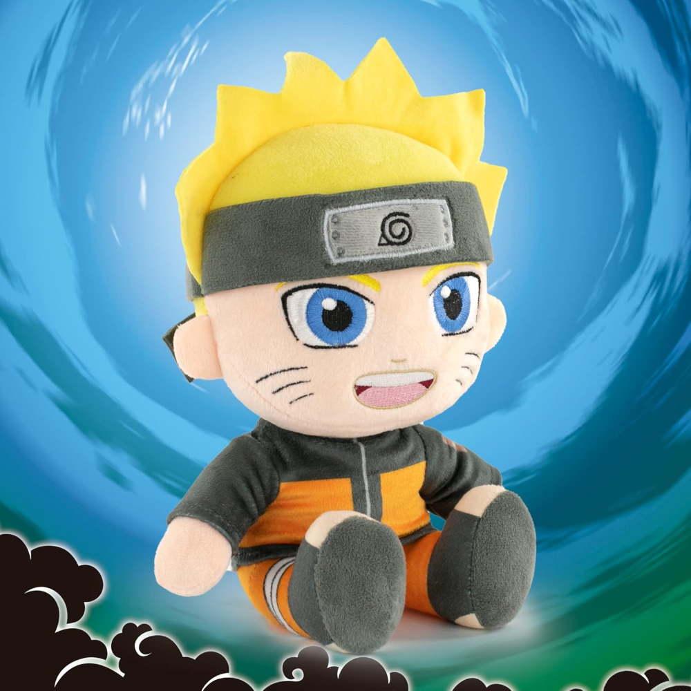 Naruto Shippuden Peluche Naruto Uzumaki Morbido Pupazzo 25 CM da Collezione Anime e Manga