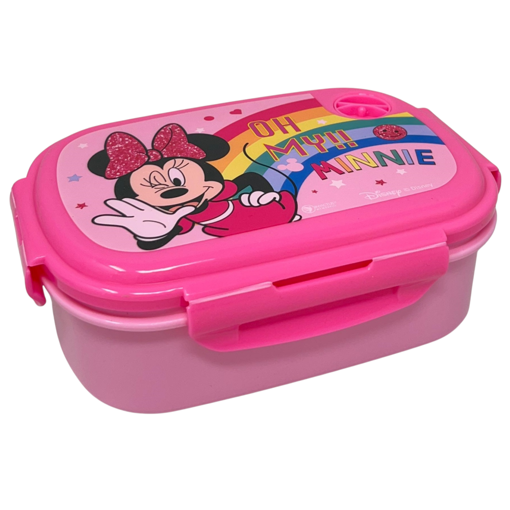 Set Pranzo Minnie DISNEY Borraccia in Alluminio e Portamerenda in Plastica Riutilizzabile - 35360