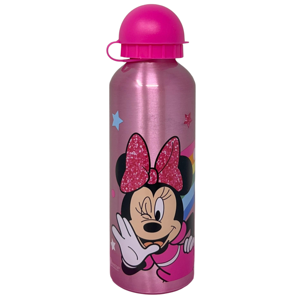 Set Pranzo Minnie DISNEY Borraccia in Alluminio e Portamerenda in Plastica Riutilizzabile - 35360