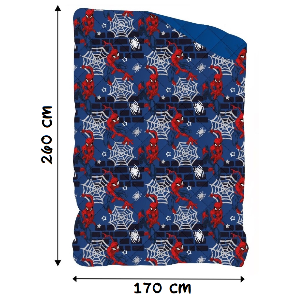 Trapunta Invernale Spiderman MARVEL Piumone 350 Gsm Letto Singolo 170x260 CM - Spi1471