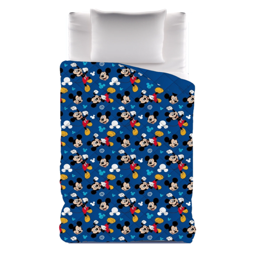 Trapunta Invernale Topolino DISNEY Piumone 300 Gsm Letto Singolo 170x260 CM - Mic1464