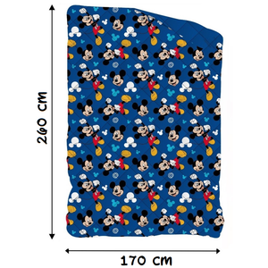 Trapunta Invernale Topolino DISNEY Piumone 300 Gsm Letto Singolo 170x260 CM - Mic1464