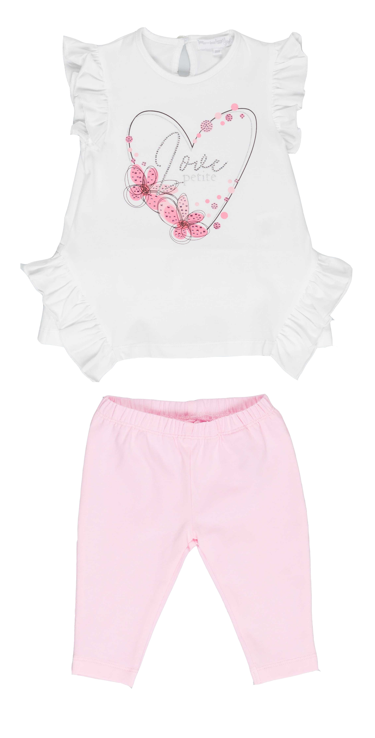Completo Artigli Neonata Bambina Newborn Taglie 9/36 Mesi - A12112