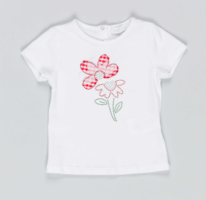 T-Shirt Maglietta Meilisa Bai Neonata Bambina Newborn Taglie 9/36 Mesi - Fl1969