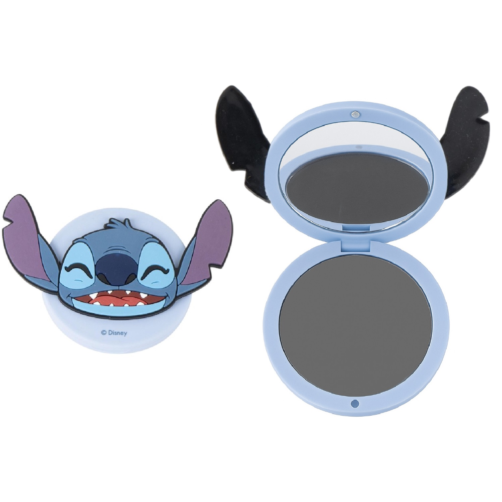 Specchietto Stitch DISNEY Compatto con Dettaglio 3d Accessorio Beauty da Borsa - 3543