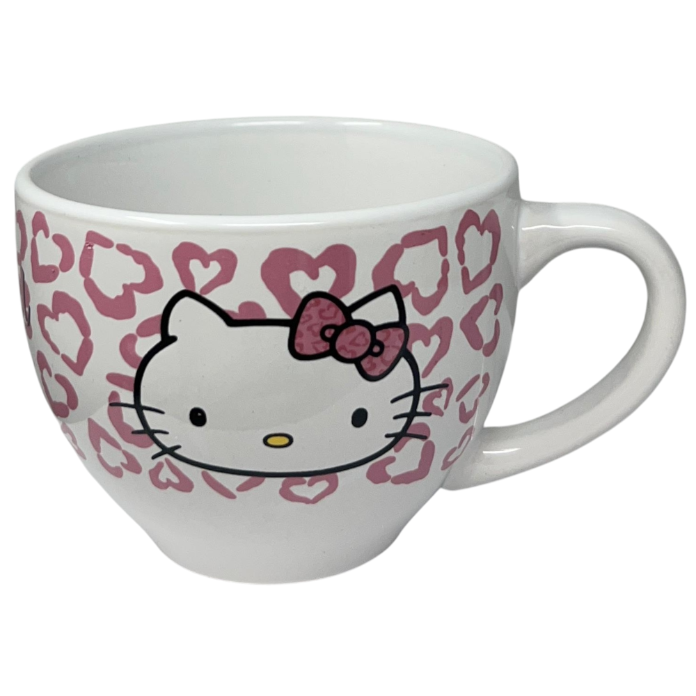 Tazza Larga Kuromi e Hello Kitty Ceramica Modello Jumbo 380 Ml in Confezione - H13947mc