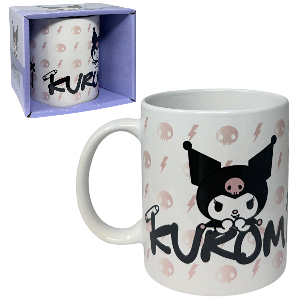 Tazza Kuromi Sanrio in Ceramica Modello Mug 350 Ml in Confezione - H13948mc