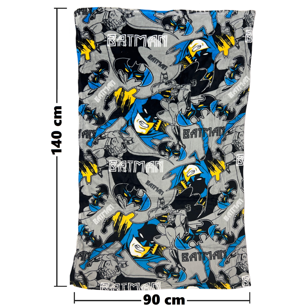 Plaid Batman DC in Coral Fleece Morbida e Calda Coperta 140 X 90 CM - L13715mc