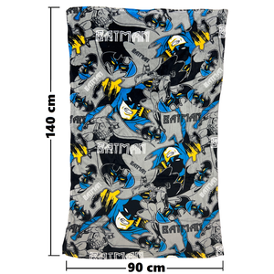 Plaid Batman DC in Coral Fleece Morbida e Calda Coperta 140 X 90 CM - L13715mc