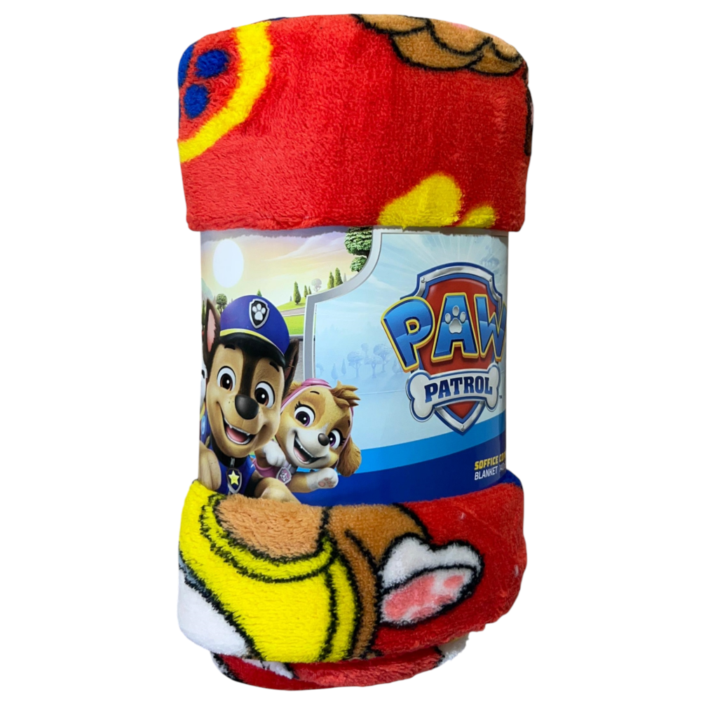 Plaid Paw Patrol in Coral Fleece Morbida e Calda Coperta 140 X 90 CM - N13716mc