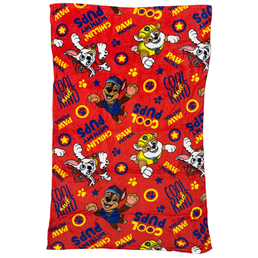 Plaid Paw Patrol in Coral Fleece Morbida e Calda Coperta 140 X 90 CM - N13716mc