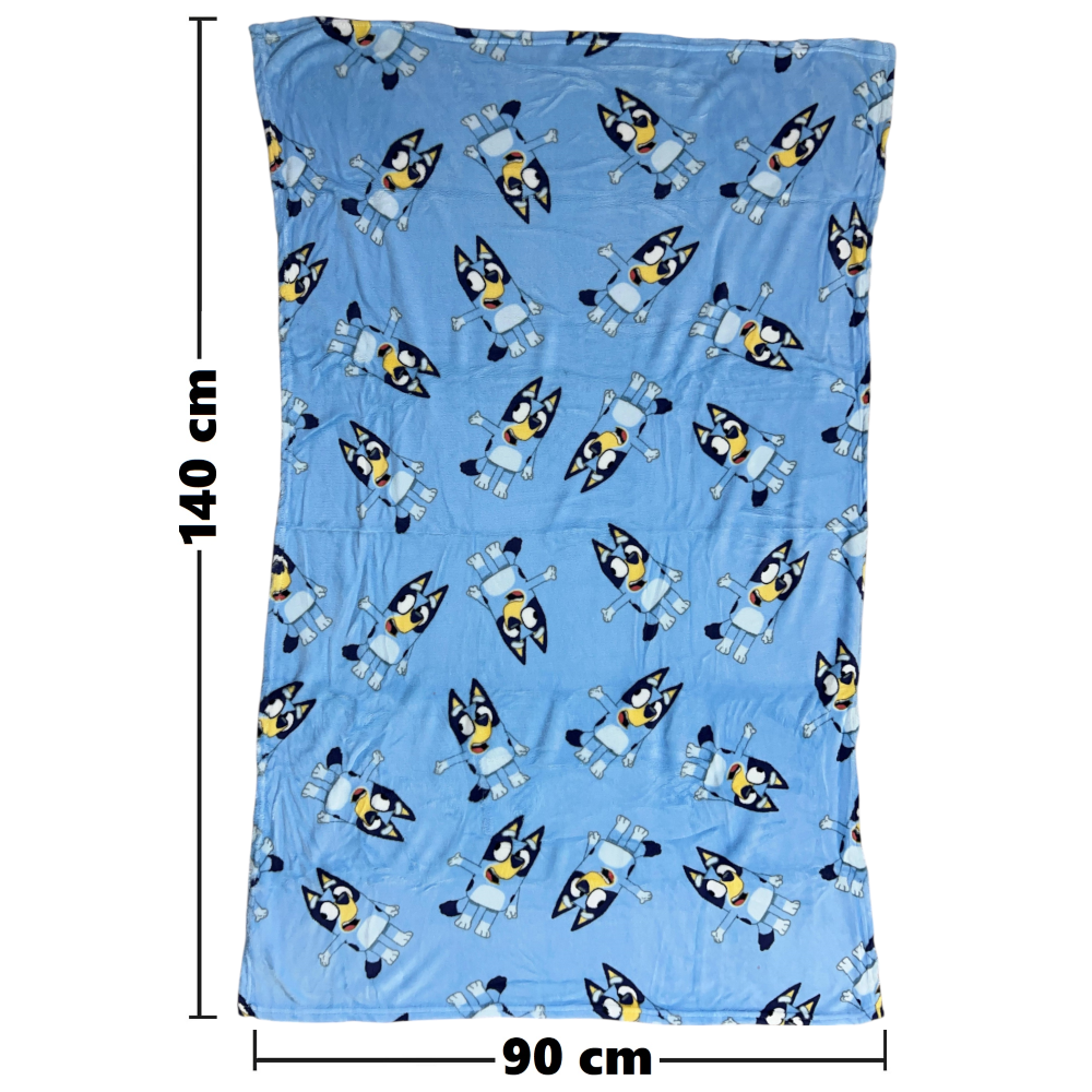 Plaid Bluey in Coral Fleece Morbida e Calda Coperta 140 X 90 CM - R13720mc