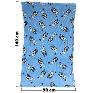 Plaid Bluey in Coral Fleece Morbida e Calda Coperta 140 X 90 CM - R13720mc