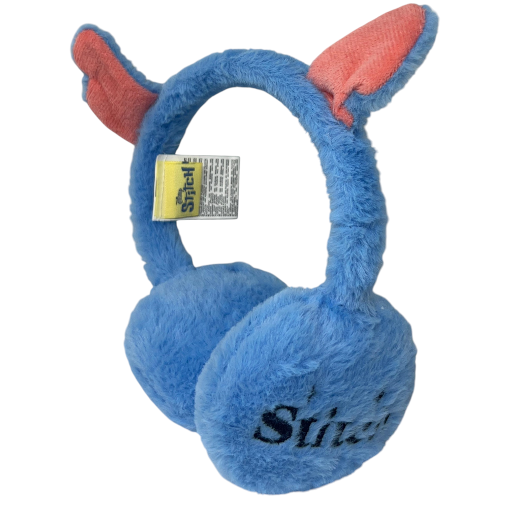 Paraorecchie Peluche Stitch DISNEY con Dettaglio 3d Morbide Cuffie per Bambini - D13933mc