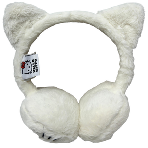 Paraorecchie Peluche Hello Kitty Sanrio con Dettaglio 3d Morbide Cuffie per Bambini - H13931mc