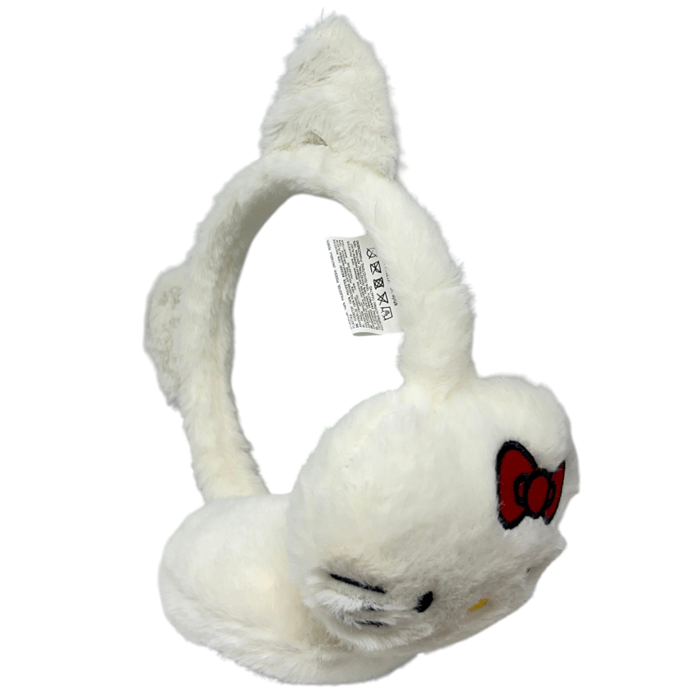 Paraorecchie Peluche Hello Kitty Sanrio con Dettaglio 3d Morbide Cuffie per Bambini - H13931mc