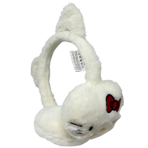 Paraorecchie Peluche Hello Kitty Sanrio con Dettaglio 3d Morbide Cuffie per Bambini - H13931mc