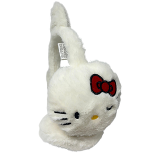 Paraorecchie Peluche Hello Kitty Sanrio con Dettaglio 3d Morbide Cuffie per Bambini - H13931mc