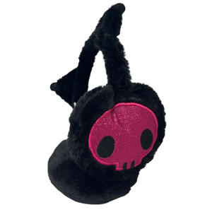 Paraorecchie Peluche Kuromi Sanrio con Dettaglio 3d Morbide Cuffie per Bambini - H13932mc