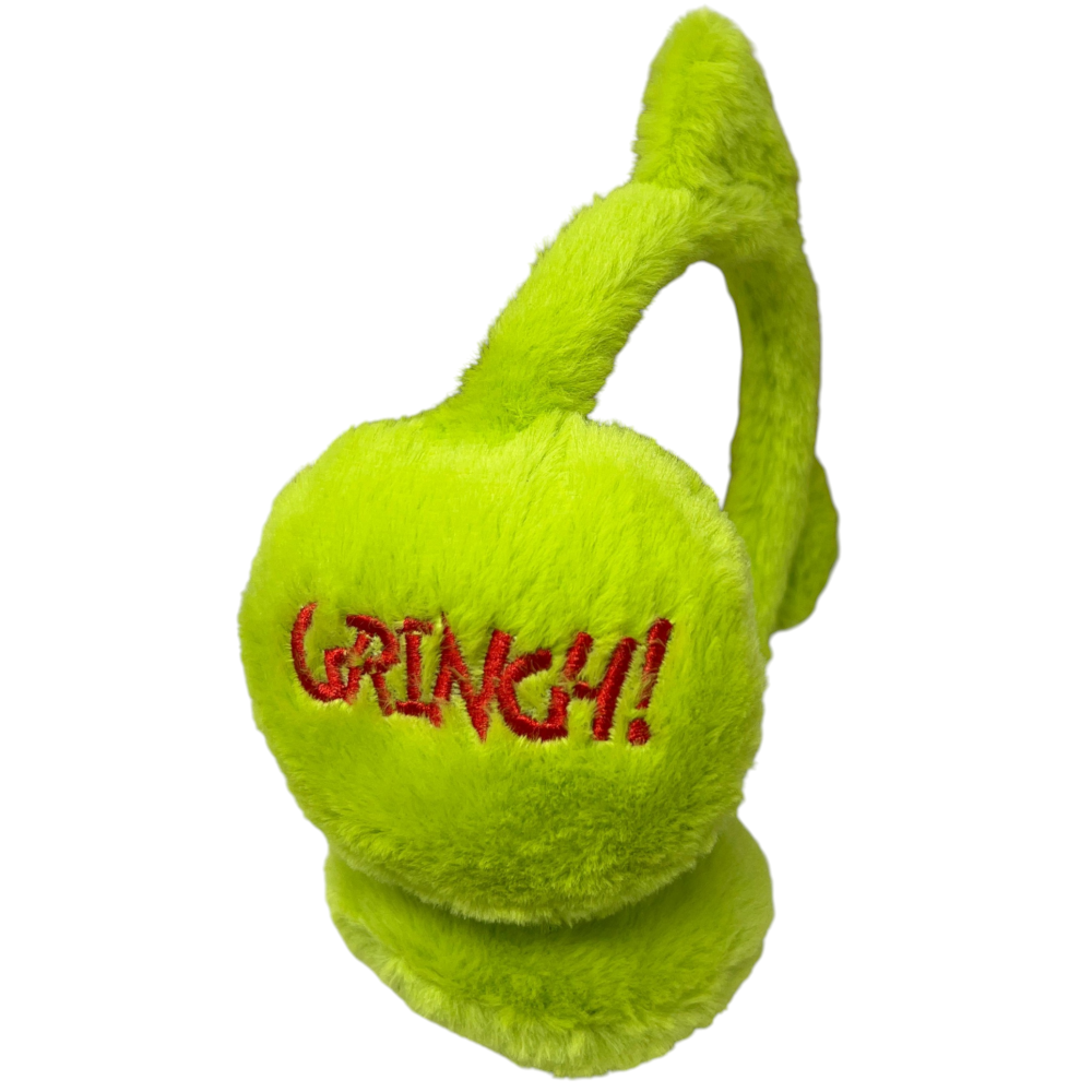 Paraorecchie Peluche il Grinch con Dettaglio 3d Morbide Cuffie per Bambini - E13940mc