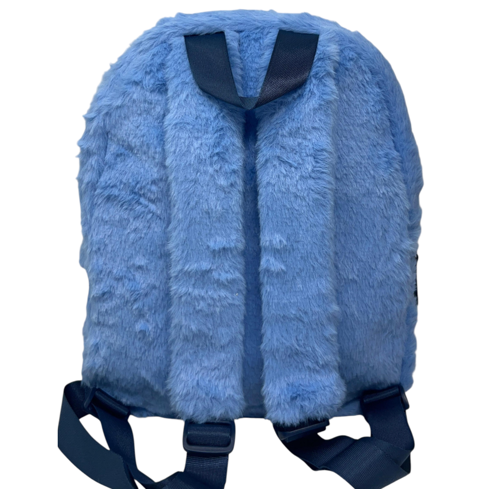 Zainetto da Passeggio Stitch DISNEY in Peluche Borsa 28 CM con Dettagli 3d e Ricamati - D13927mc