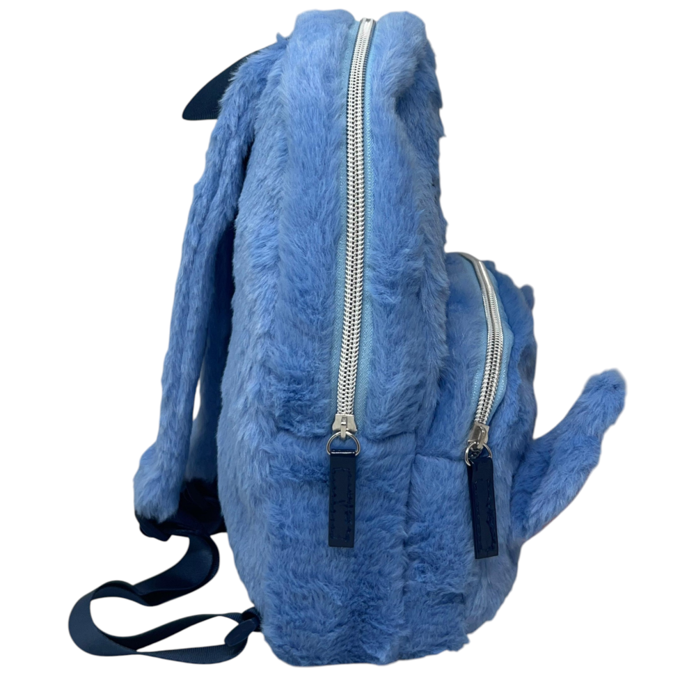 Zainetto da Passeggio Stitch DISNEY in Peluche Borsa 28 CM con Dettagli 3d e Ricamati - D13927mc