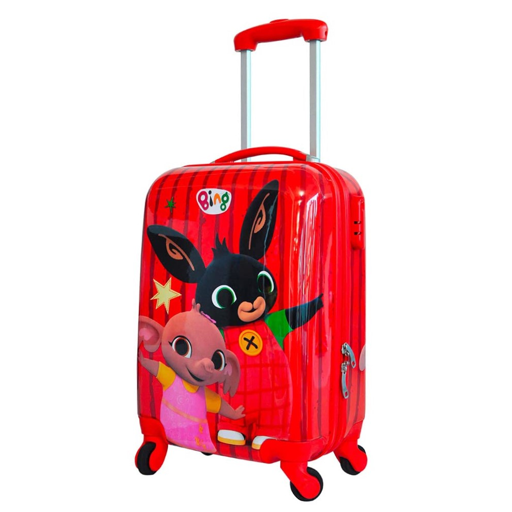Trolley da Viaggio Cabina Valigia in ABS - Bing Bunny Coniglietto - 53 Cm. - Q99306mc