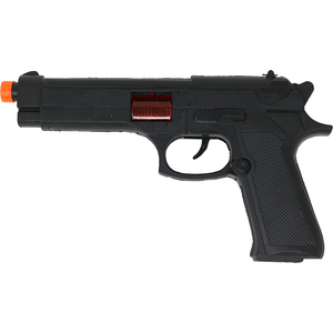 Pistola Giocattolo Nera 23 CM Accessorio Travestimento Carnevale Cosplay Feste in Maschera - 18887