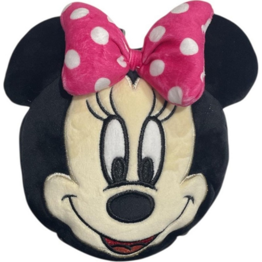 Cuscino da Viaggio Minnie DISNEY con Mascherina da Notte e Gancetto per Borsa - Min36-2618