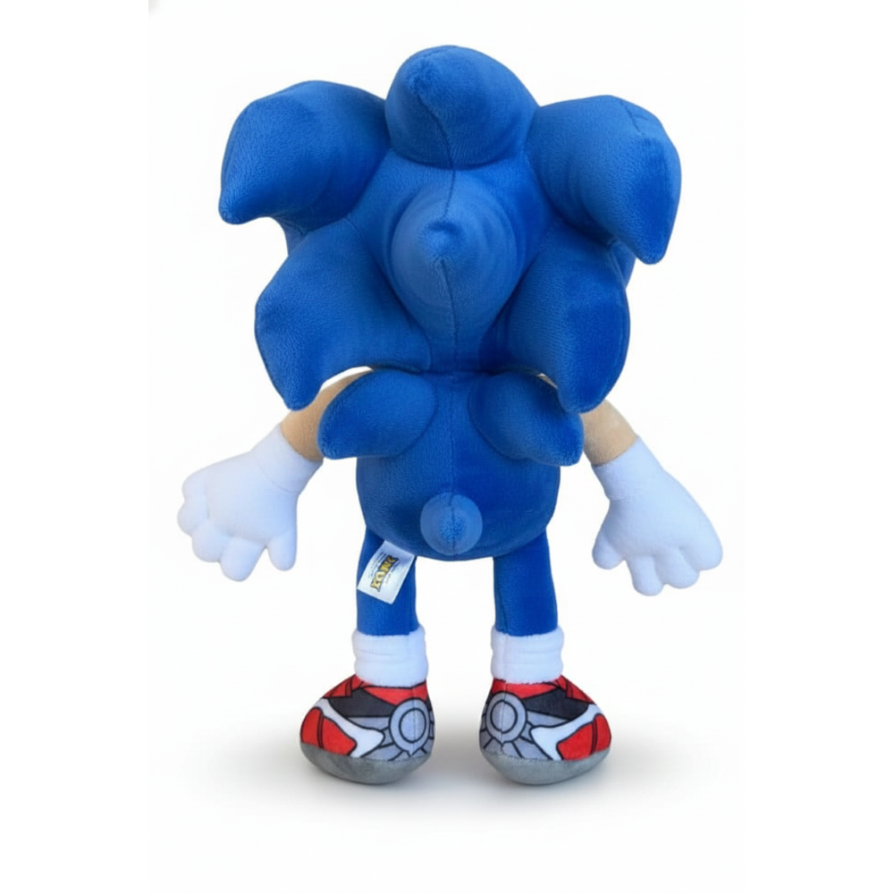 Peluche Sonic Prime Morbido Pupazzo 39 CM con Laccetto Riccio Blu Supersonico - Pts242562a/39