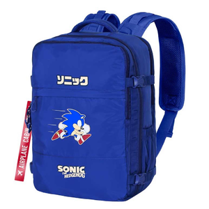 Zaino da Viaggio Sonic the Hedgehog 40 CM Bagaglio a Mano da Cabina Adattabile a Trolley - 07959