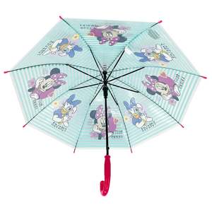 Ombrello Minnie DISNEY Apertura Automatica Manico Ergonomico Accessorio per la Pioggia Bambini