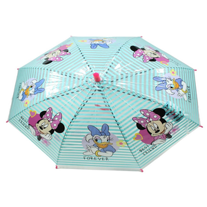 Ombrello Minnie DISNEY Apertura Automatica Manico Ergonomico Accessorio per la Pioggia Bambini