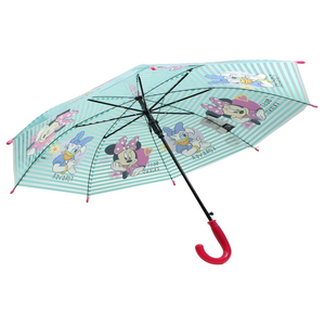Ombrello Minnie DISNEY Apertura Automatica Manico Ergonomico Accessorio per la Pioggia Bambini