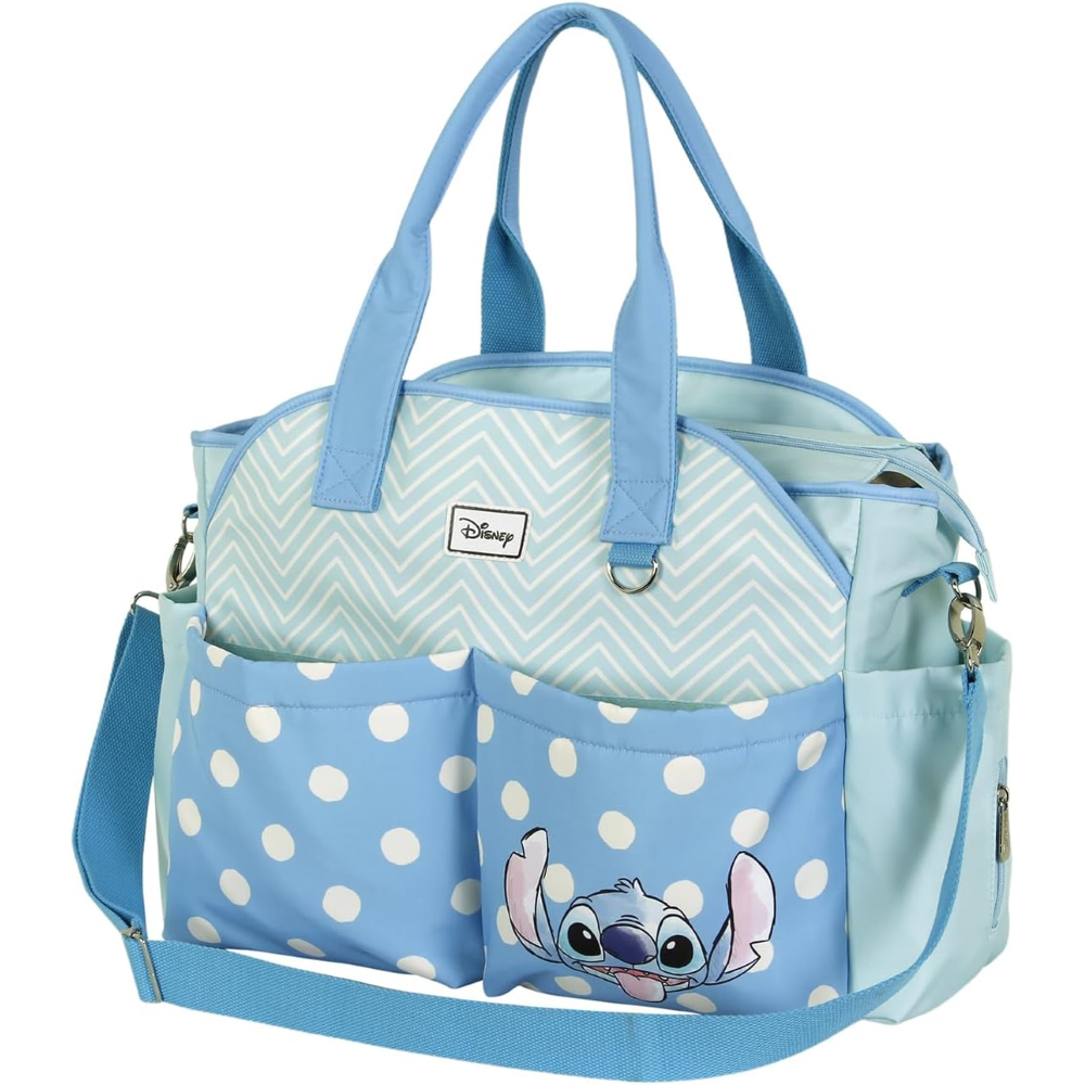 Borsa da Passeggino Stitch DISNEY Linea Mommy con Tracolla e Ganci per Carrozzina - 05928