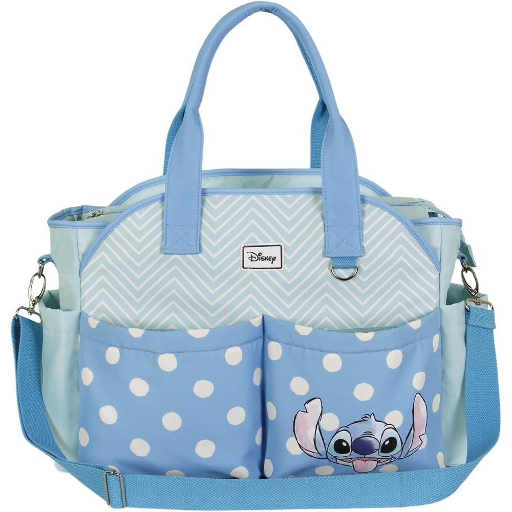 Borsa da Passeggino Stitch DISNEY Linea Mommy con Tracolla e Ganci per Carrozzina - 05928