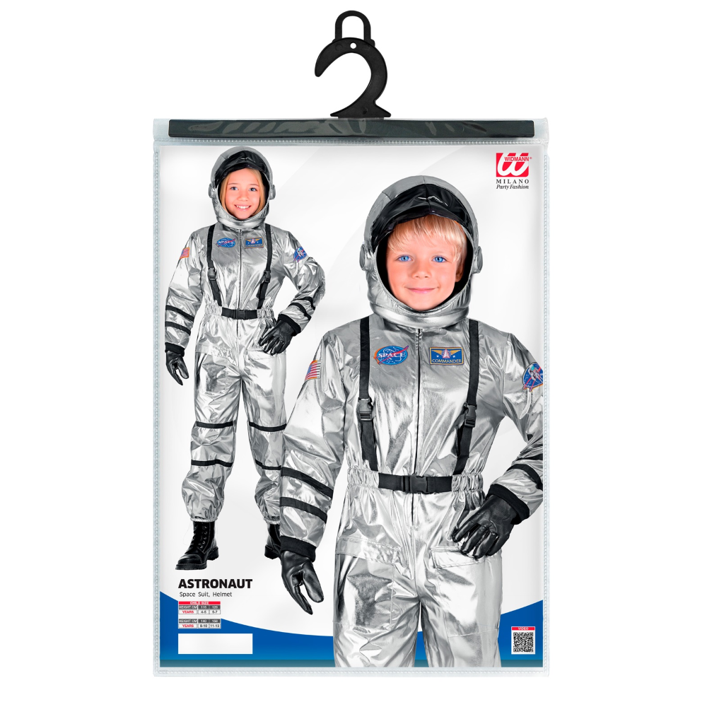 Costume Astronauta Tuta e Casco Travestimento Carnevale Cosplay Feste in Maschera - 2806