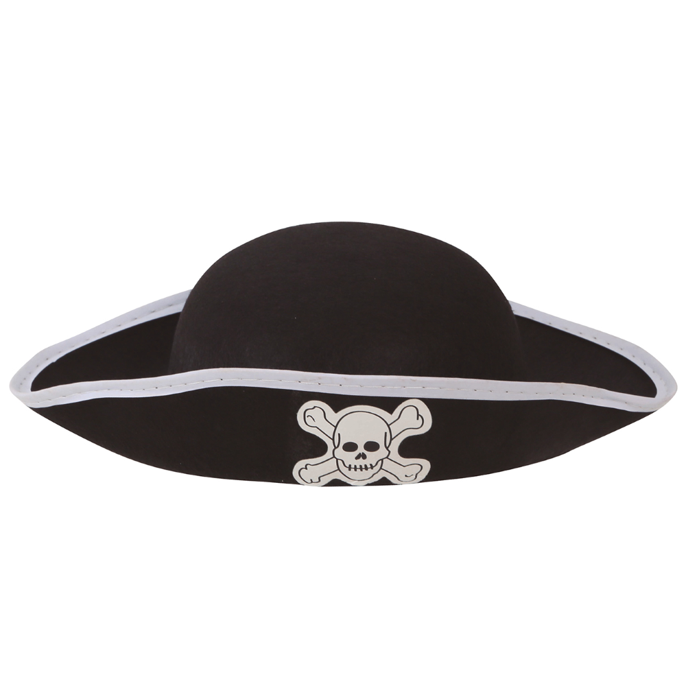 Cappello da Pirata con Teschio Accessorio Travestimento Carnevale Feste in Maschera - 13555