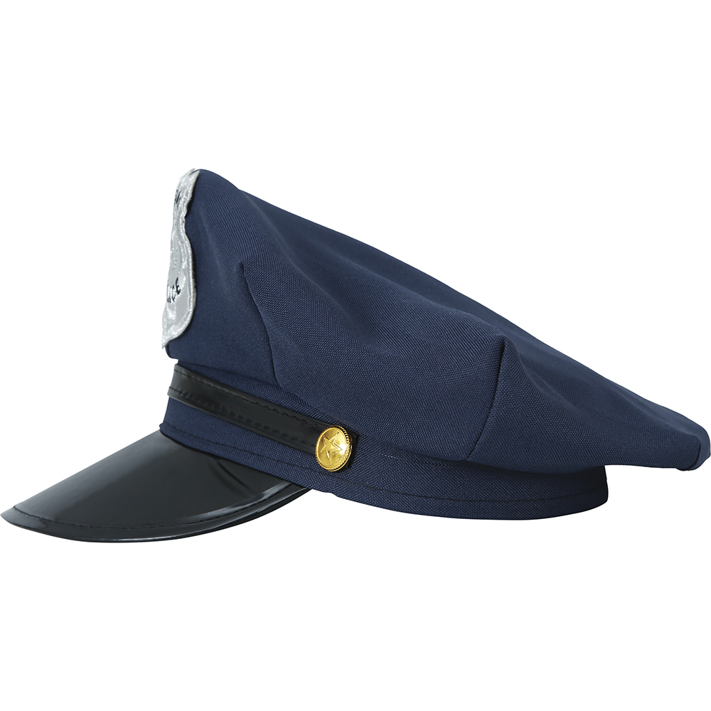 Cappello Poliziotto per Adulti Accessorio Travestimento Carnevale Cosplay Feste in Maschera- 13959