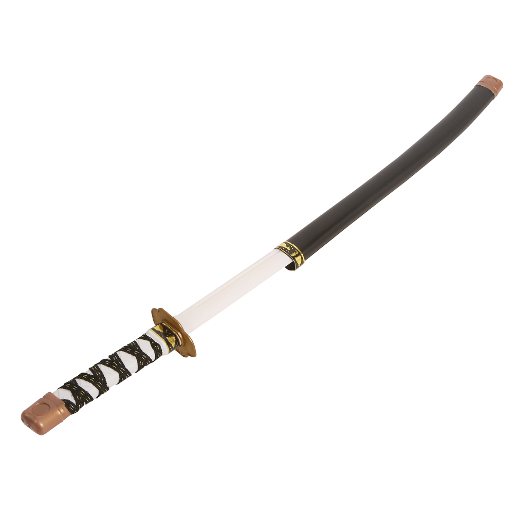 Spada Giapponese con Fodero 73 CM Accessorio Travestimento Cosplay Carnevale Ninja - 18349