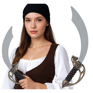 Spada Pirata 45 CM Accessorio Travestimento Carnevale Cosplay Feste in Maschera - 18355