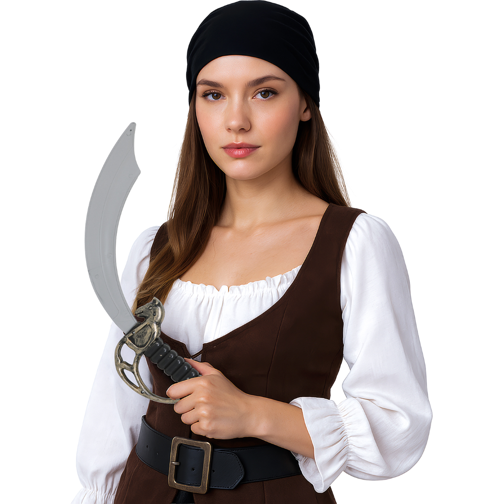 Spada Pirata 45 CM Accessorio Travestimento Carnevale Cosplay Feste in Maschera - 18355