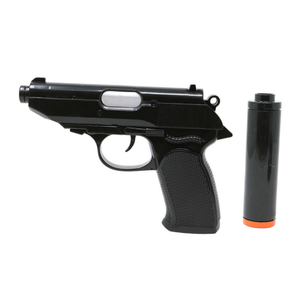 Pistola Giocattolo con Silenziatore 25 CM Accessorio Travestimento Carnevale Cosplay Feste in Maschera - 27025
