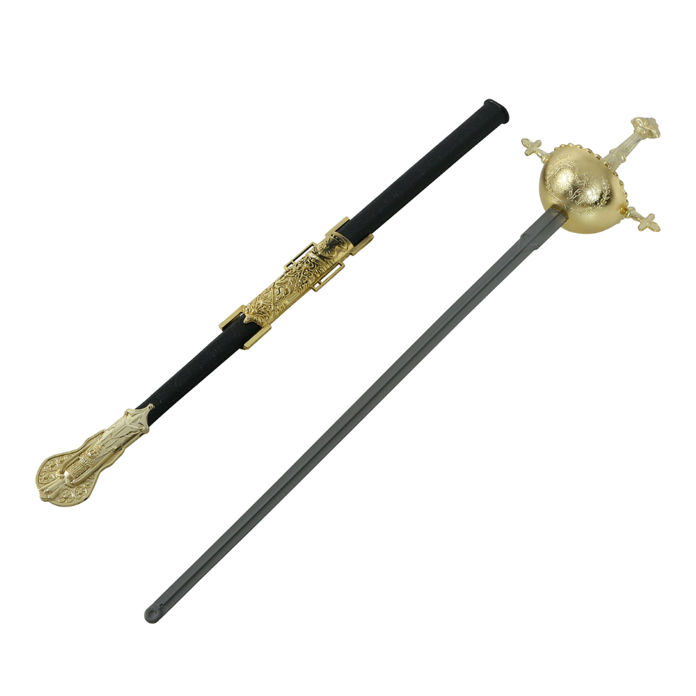 Spada Moschettiere Fioretto 62 CM Accessorio Travestimento Carnevale Cosplay Feste in Maschera - 16454
