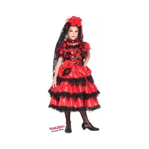 Costume Vestito Abito Travestimento Carnevale Bambina Spagnola Prestige 28039