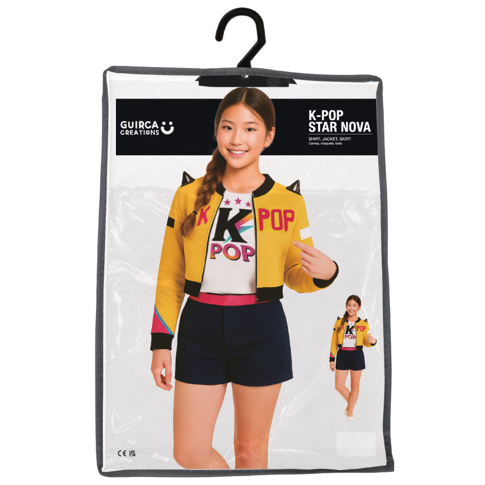 Costume K-Pop Star Nova Travestimento Carnevale Cosplay Rumi Huntrix Cacciatrice - 7879