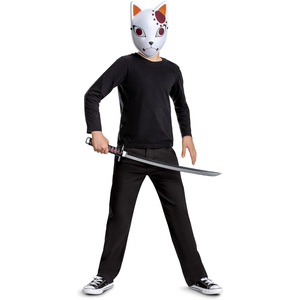 Spada Tanjiro Demon Slayer Katana 66 CM in Polietilene Accessorio Travestimento Carnevale Cosplay - 197999-20l