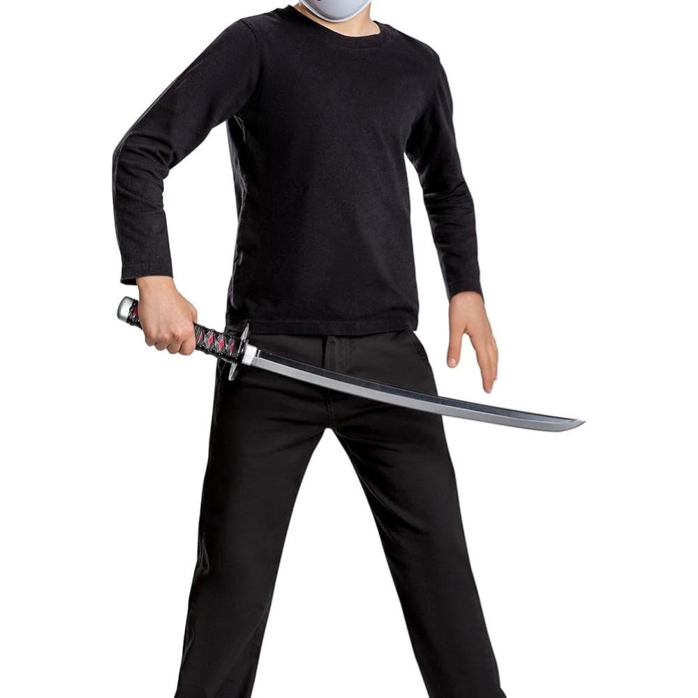 Spada Tanjiro Demon Slayer Katana 66 CM in Polietilene Accessorio Travestimento Carnevale Cosplay - 197999-20l