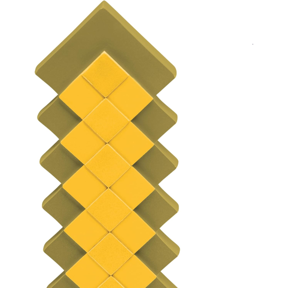 Spada Dorata Gold Sword Minecraft Accessorio Travestimento Cosplay - 112309-15l-6